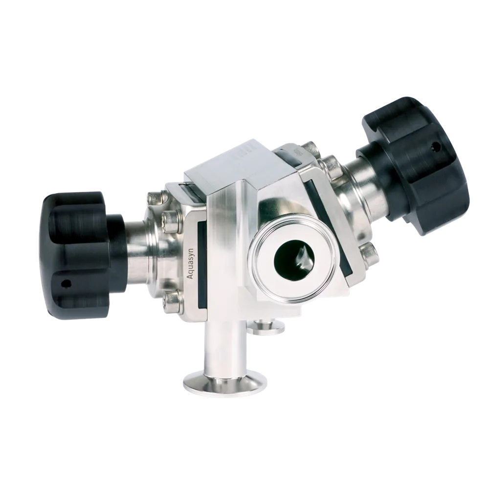 Aquasyn block-body valve assembly machined from a single billet