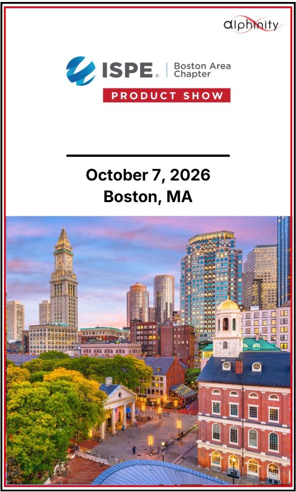 ISPE Boston Area Chapter Product Show 2026, Foxborough, MA